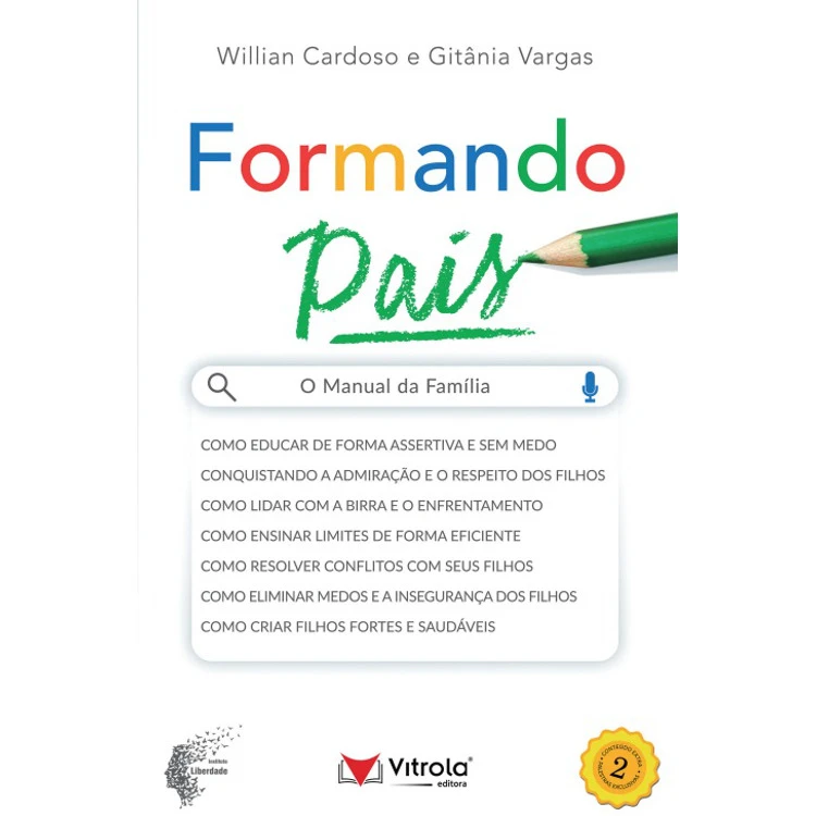 Capa de Formando Pais: O Manual da Família, de Willian Cardoso e Gitânia Vargas